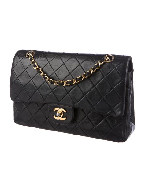 chanel classic flap chevron vs quilted|Chanel vintage classic flap bag.